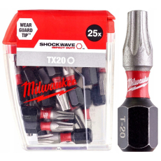 4932430875 Milwaukee bit nastavak TX20 25mm-25kom SHOCKWAVE